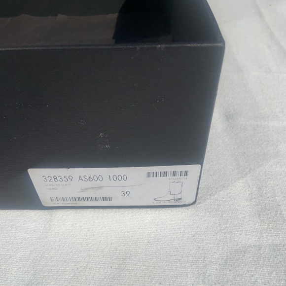 SOLD Authentic Saint Laurent Black Mid-Calf Boots - Picture 6 of 16